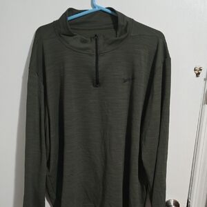 Nike Dark Green Quarter-Zip Pullover
